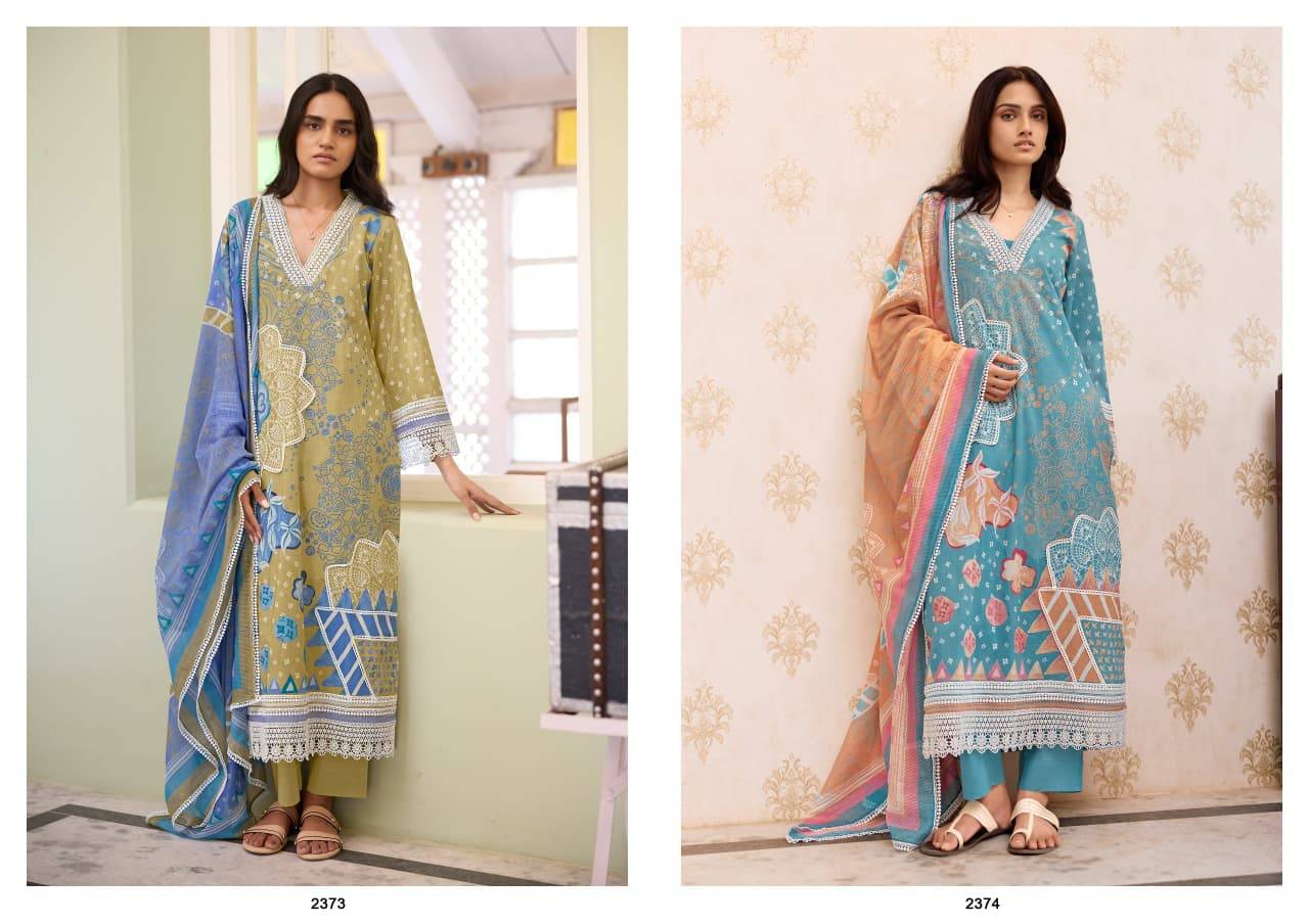 Sajni By Kimora 2371 TO 2374 Beautiful Festive Suits Stylish Colorful Fancy Casual Wear & Ethnic Wear pure cotton Dresses At Wholesale Price